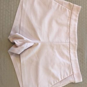 Pale pink shorts